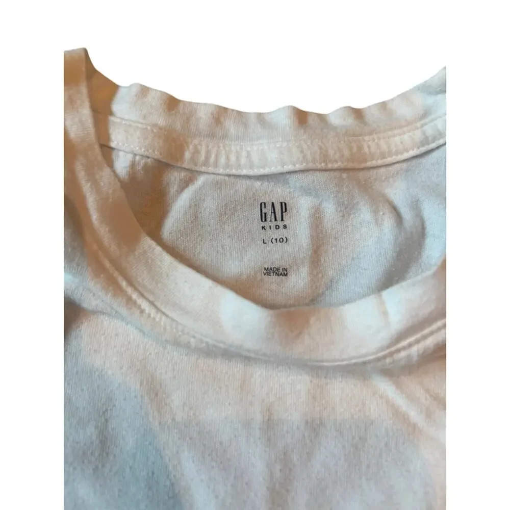 Gap Kids Girl's Size L (10) White T-Shirt
